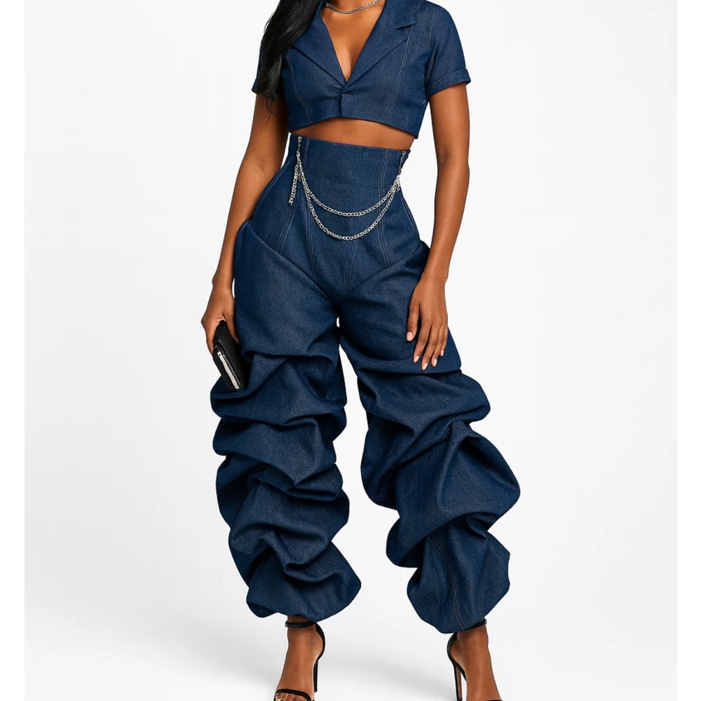 JAELL Corseted Jeans